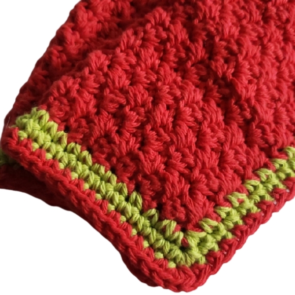 Christmas Crocheted Cotton Set of 2 Dishcloths - Picture 3 of 7